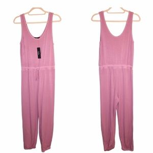 REPOSHING: LULU’s pink jumpsuit. Size medium